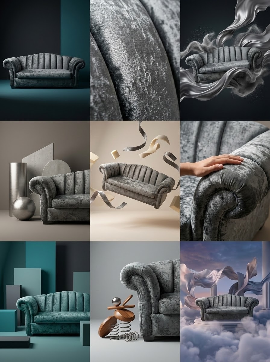 Sofá lino tienda de muebles La Romana